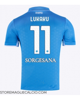 SSC Napoli Romelu Lukaku #11 Maglia Gara Casa Repliche 2024-25 Maniche Corte SSC Napoli Romelu Lukaku #11 Maglia Gara Casa Repliche 2024-25 Maniche Corte